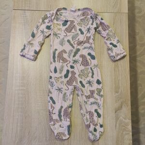 Kate Quinn Jungle Safari One Piece Footie Size 6-9mo